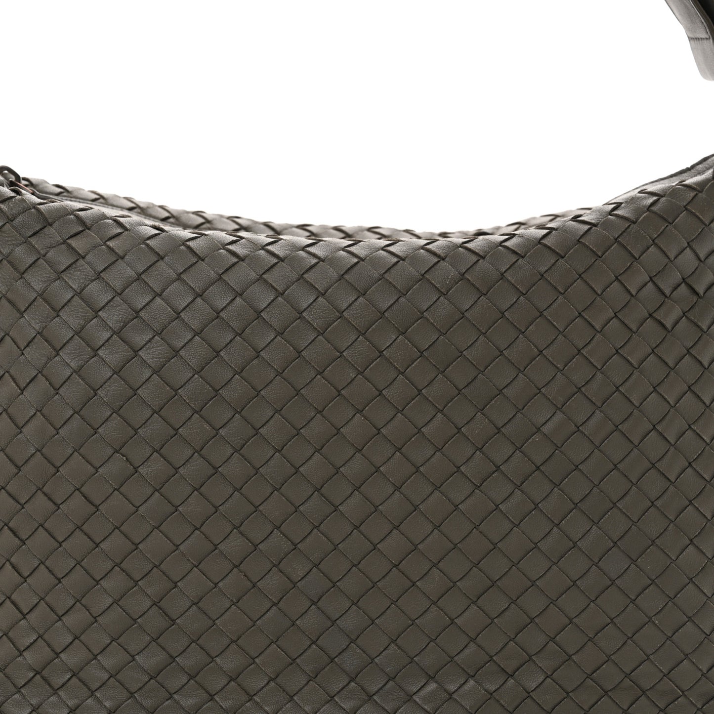 Nappa Intrecciato Hobo Shadow