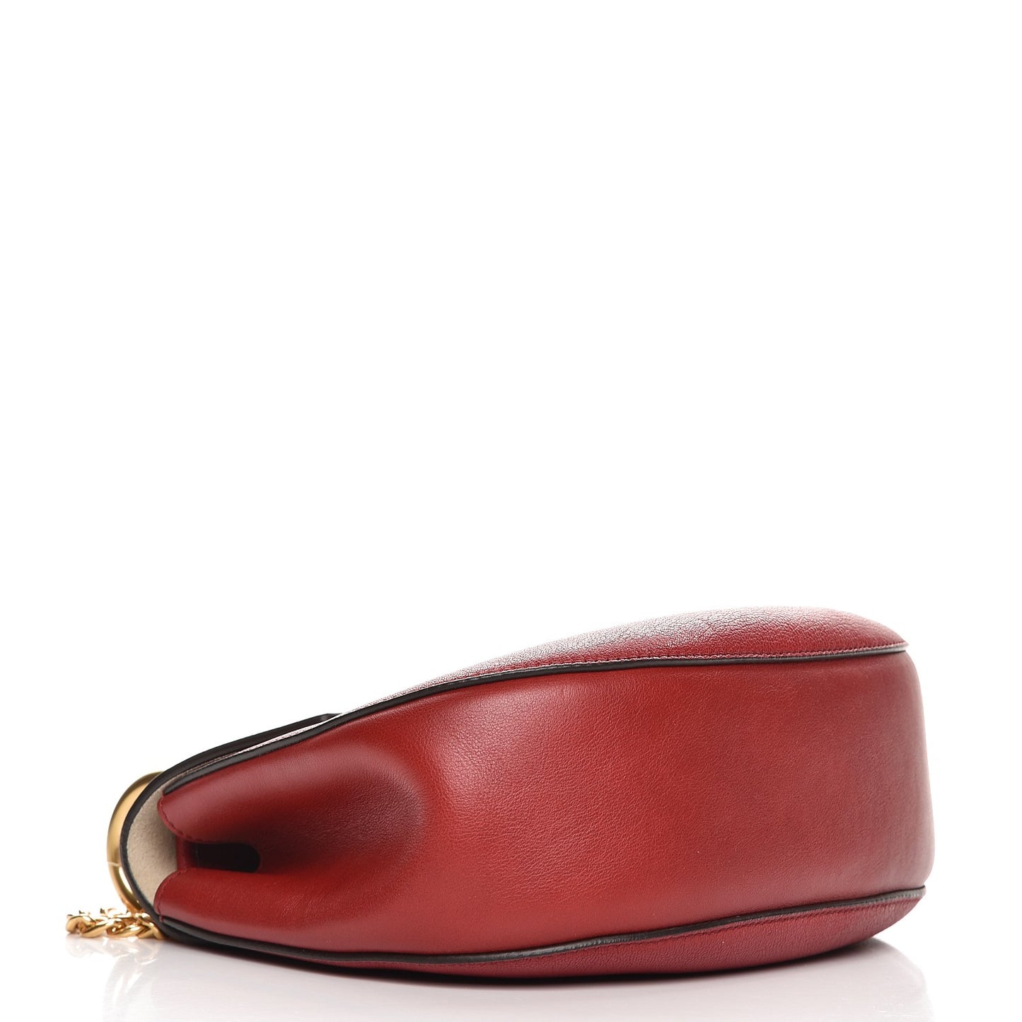 Grained Lambskin Drew Shoulder Bag Intense Red