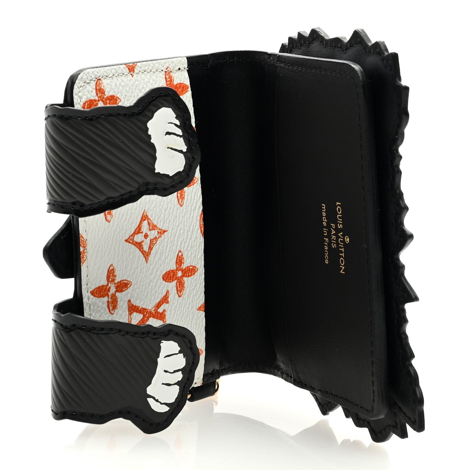 Louis Vuitton Epi Catogram Calfskin Cat Card Holder Black 5 of 6