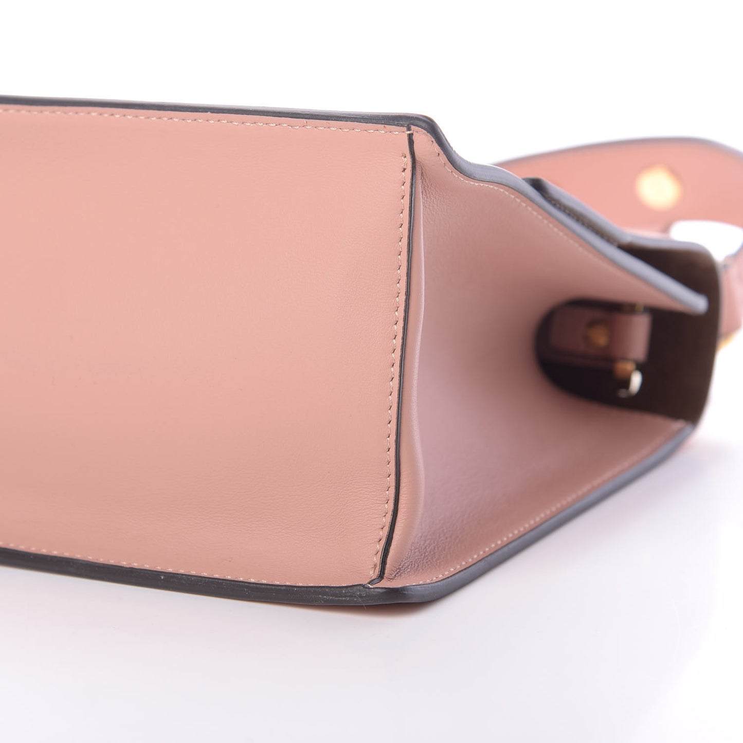 Vitello Grace Matte F is Fendi Kan U Shoulder Bag Rosa Bourbon