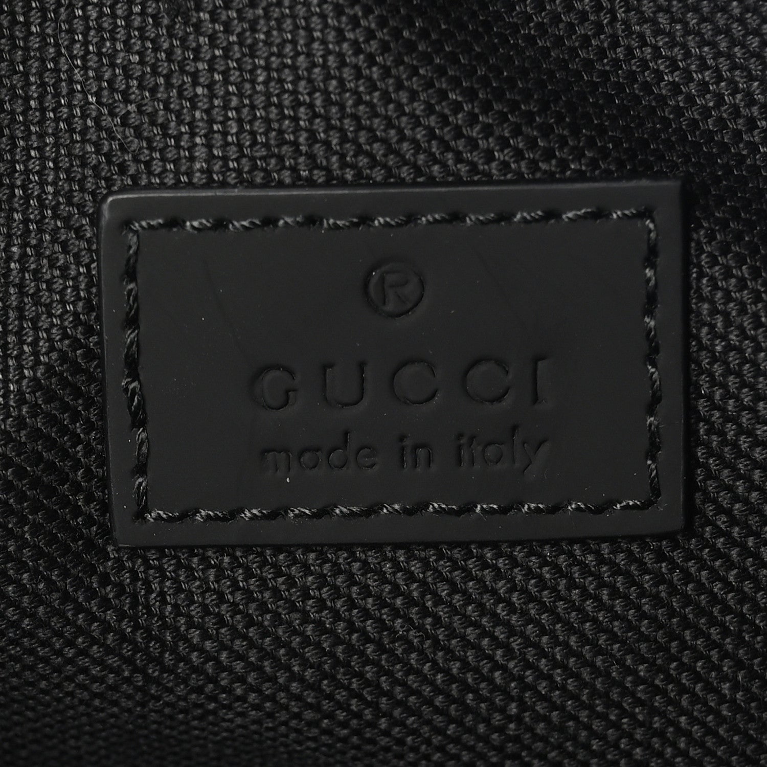 Gucci Rubber Effect Calfskin GG Mini Crossbody Bag Black 6 of 10