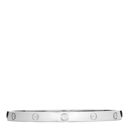 Cartier 18K White Gold LOVE Bracelet 21 1 of 5
