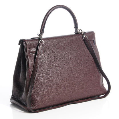 Hermes Togo Kelly Retourne 35 Chocolate 27 of 27