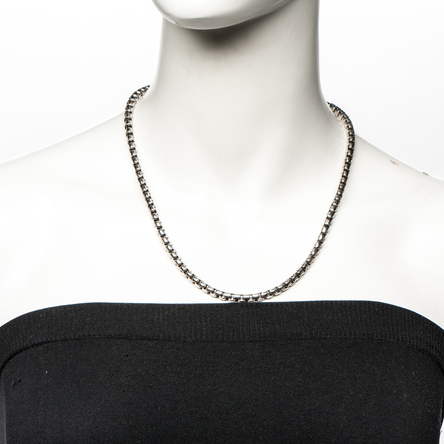 Sterling Silver 5.2mm Box Chain Necklace
