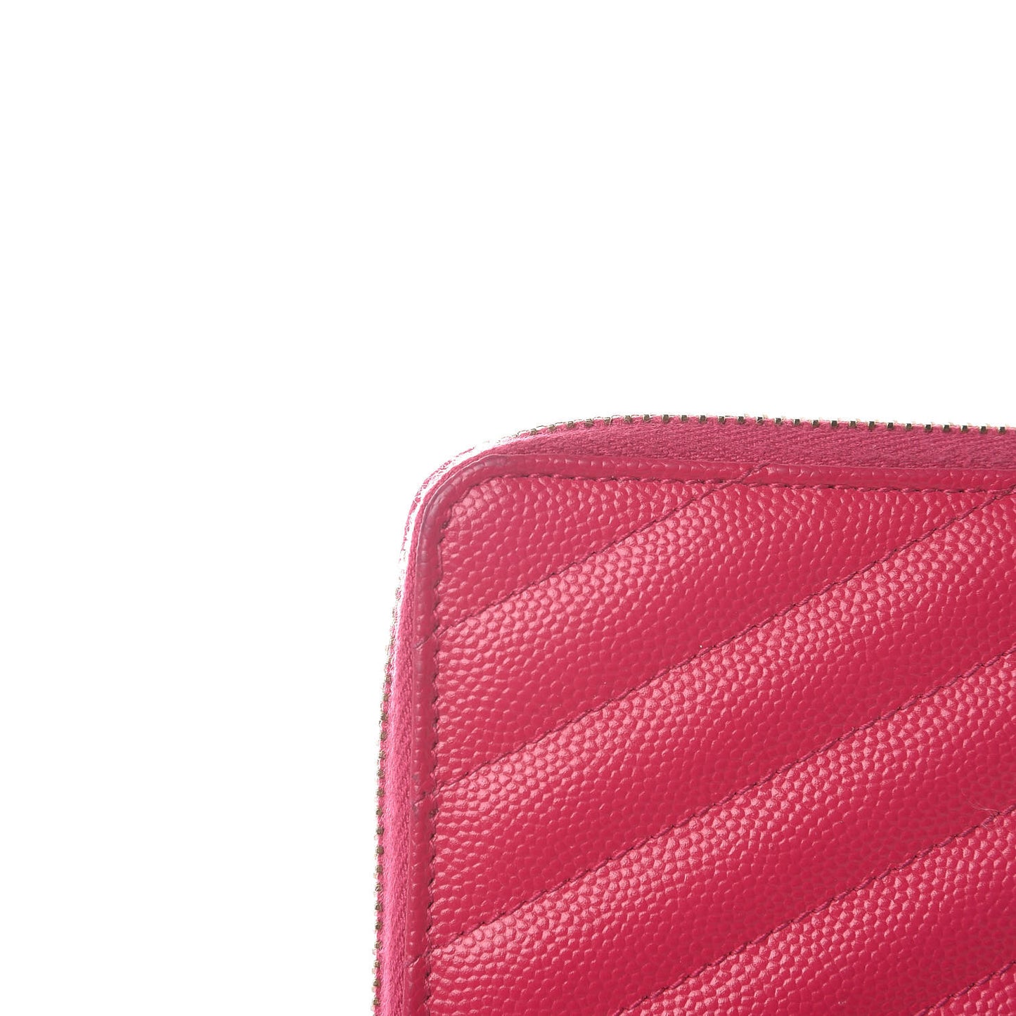 Grain De Poudre Matelasse Chevron Monogram Phone Wallet Pink