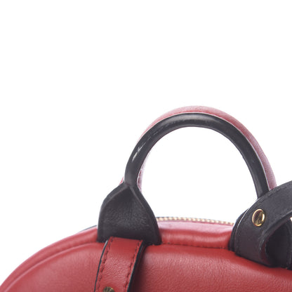 MCM Calfskin Mini Duchess Polke Studs Backpack Red 13 of 14