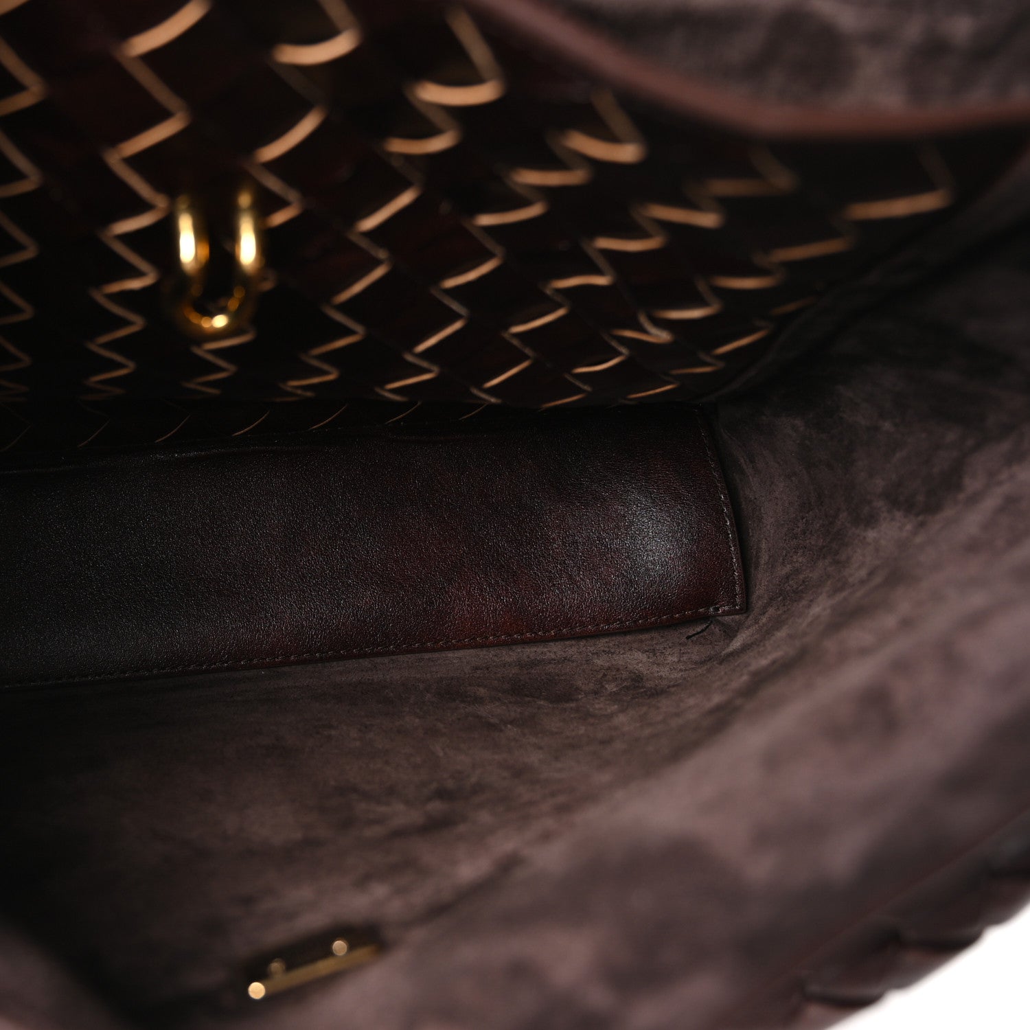 Bottega Veneta Silky Calfskin Medium Ciao Ciao Dark Mahogany 4 of 8