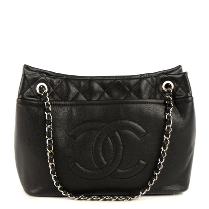 Chanel Caviar CC Timeless Soft Tote Black 1 of 7