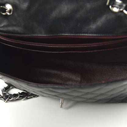 Chanel Lambskin Quilted Jumbo Single Flap Black 5 of 11