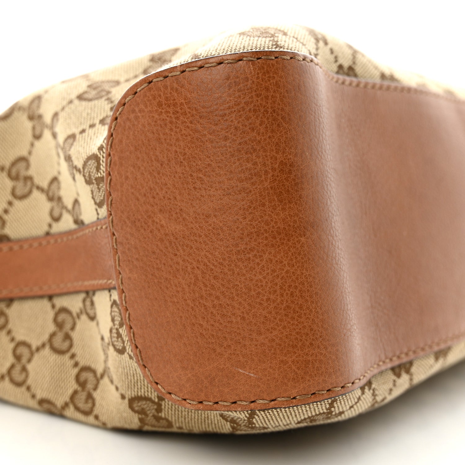 Gucci Monogram Medium Marrakech Hobo Camel 9 of 12