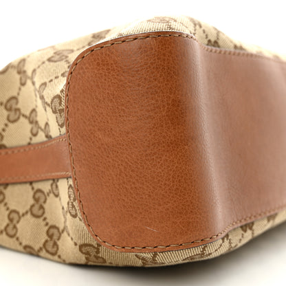 Gucci Monogram Medium Marrakech Hobo Camel 9 of 12