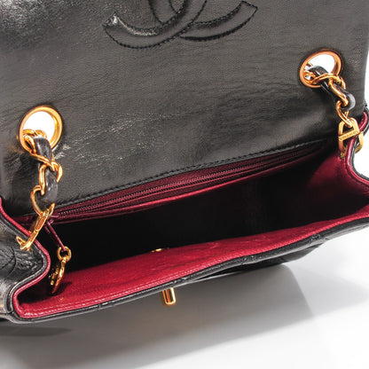 Chanel Lambskin Quilted Mini Square Flap Black 2 of 10