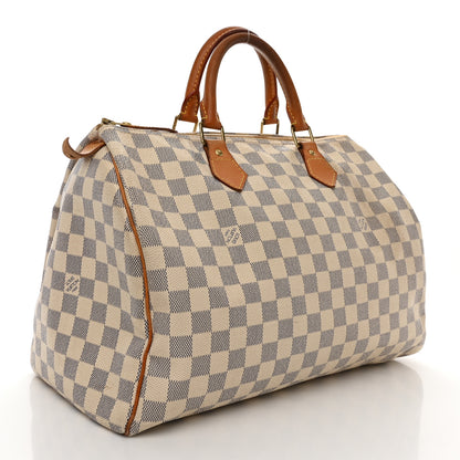 Louis Vuitton Damier Azur Speedy 35 3 of 10