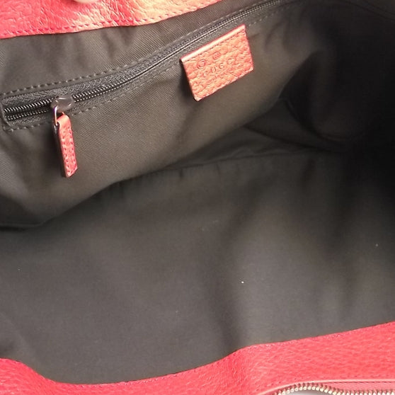 Gucci Leather Bamboo Ring Hobo Coral 10 of 10