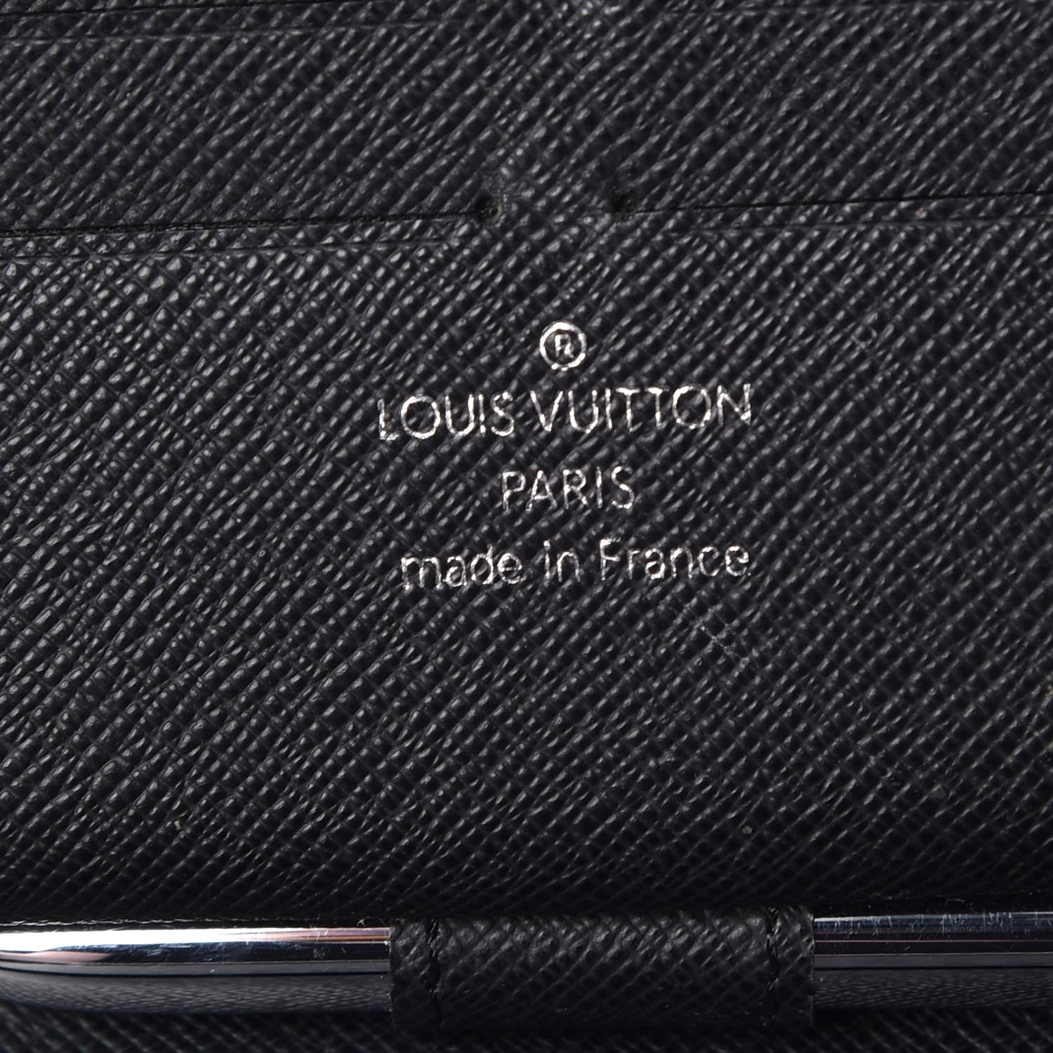 Louis Vuitton Epi Zippy Organizer Wallet Black 6 of 10