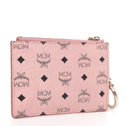 MCM Visetos Key Pouch Pink 3 of 7