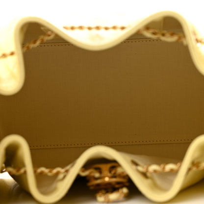 Chanel Caviar Quilted Small Chanel 25 Handbag Light Yellow 5 of 10