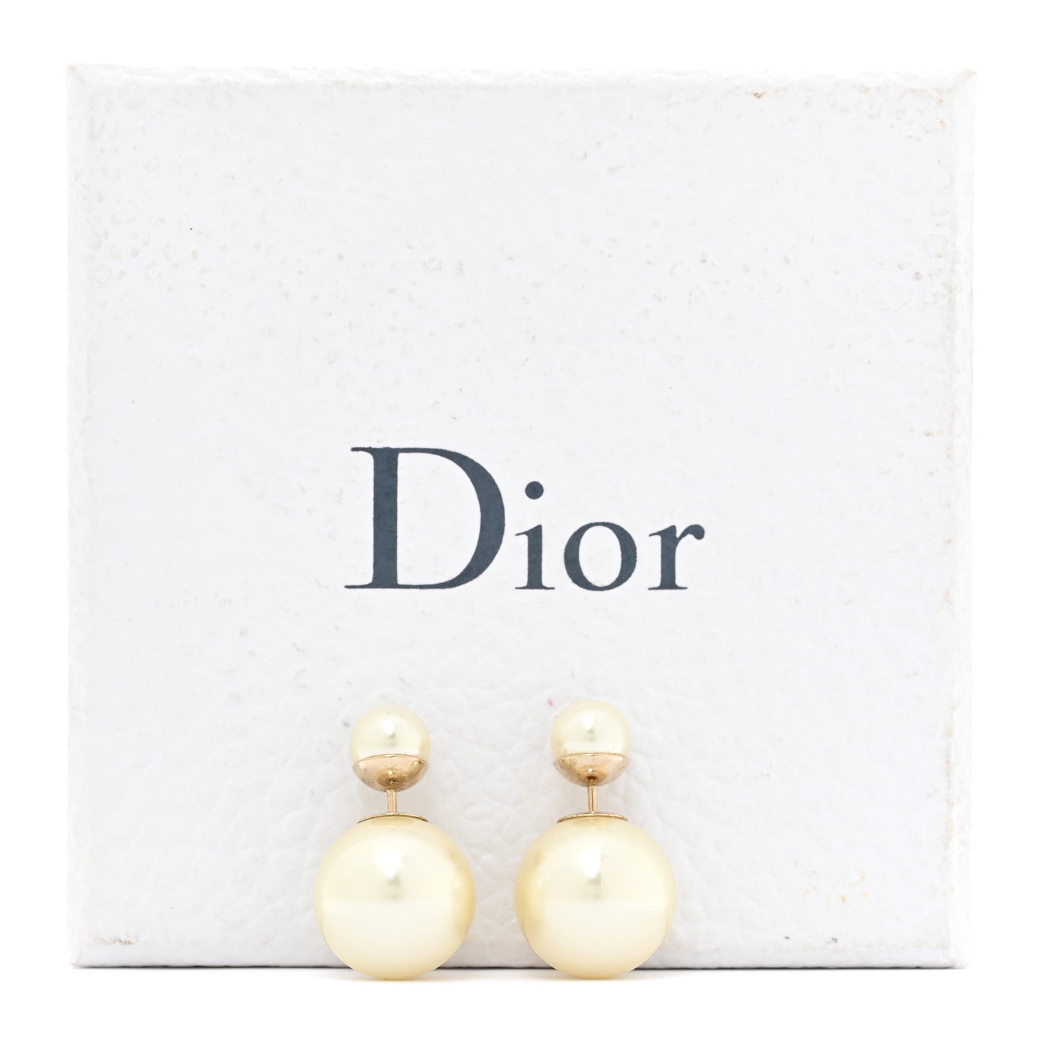Christian Dior Pearl Mise En Dior Tribal Earrings Gold 5 of 5