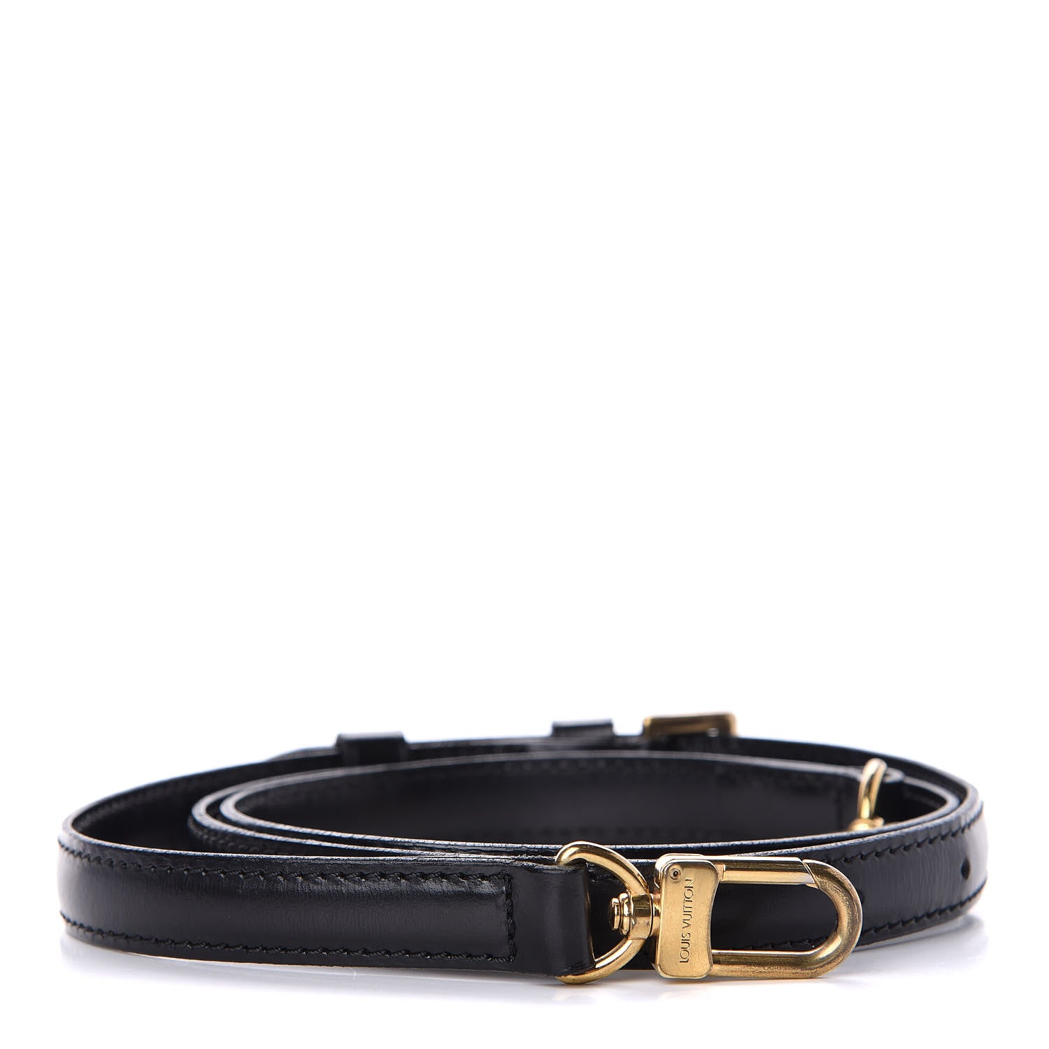 Louis Vuitton Calfskin Speedy Bandouliere Shoulder Strap Black 1 of 3