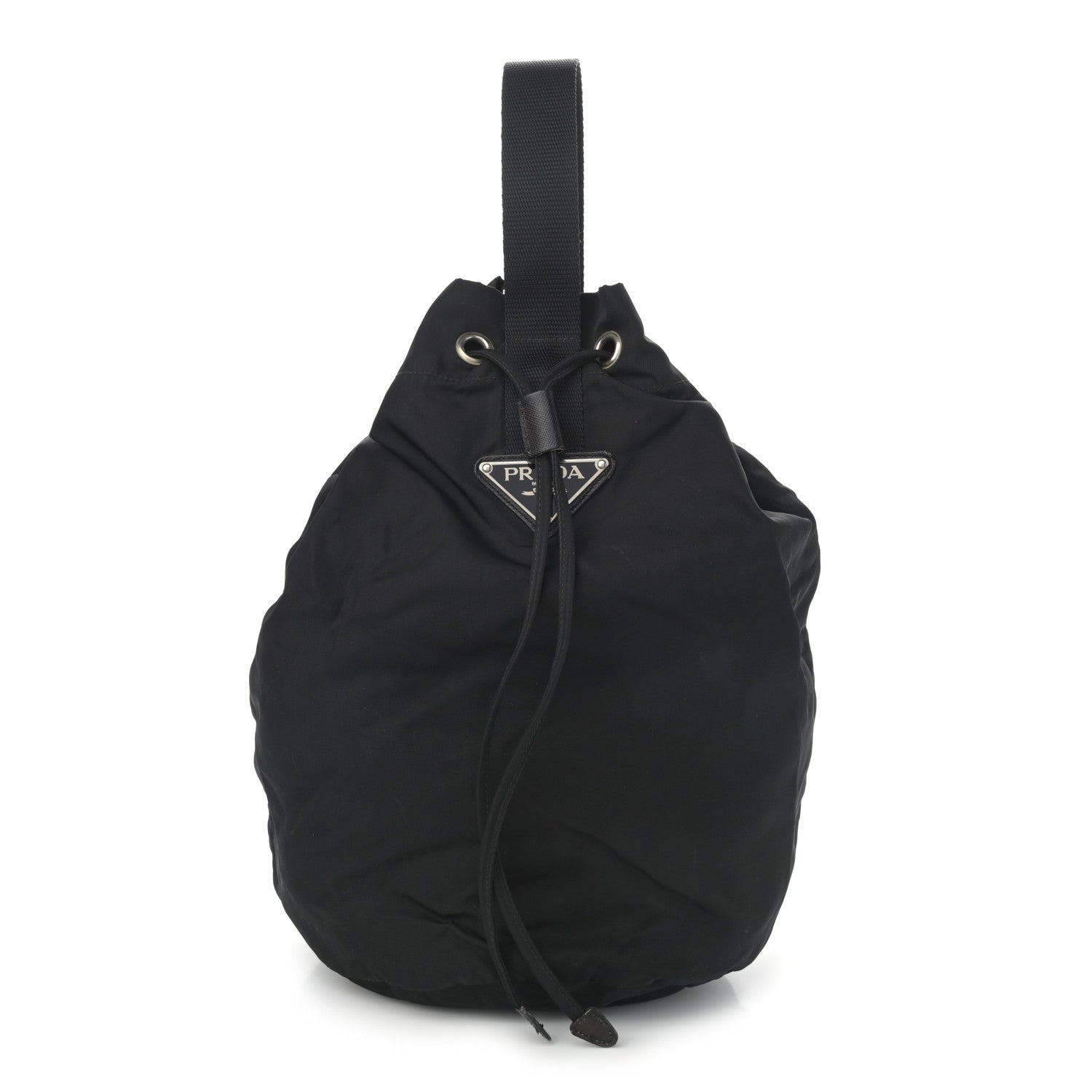 Prada Nylon Vela Drawstring Pouch Black 1 of 10