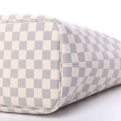 Louis Vuitton Damier Azur Neo Neverfull MM Rose Ballerine 10 of 11