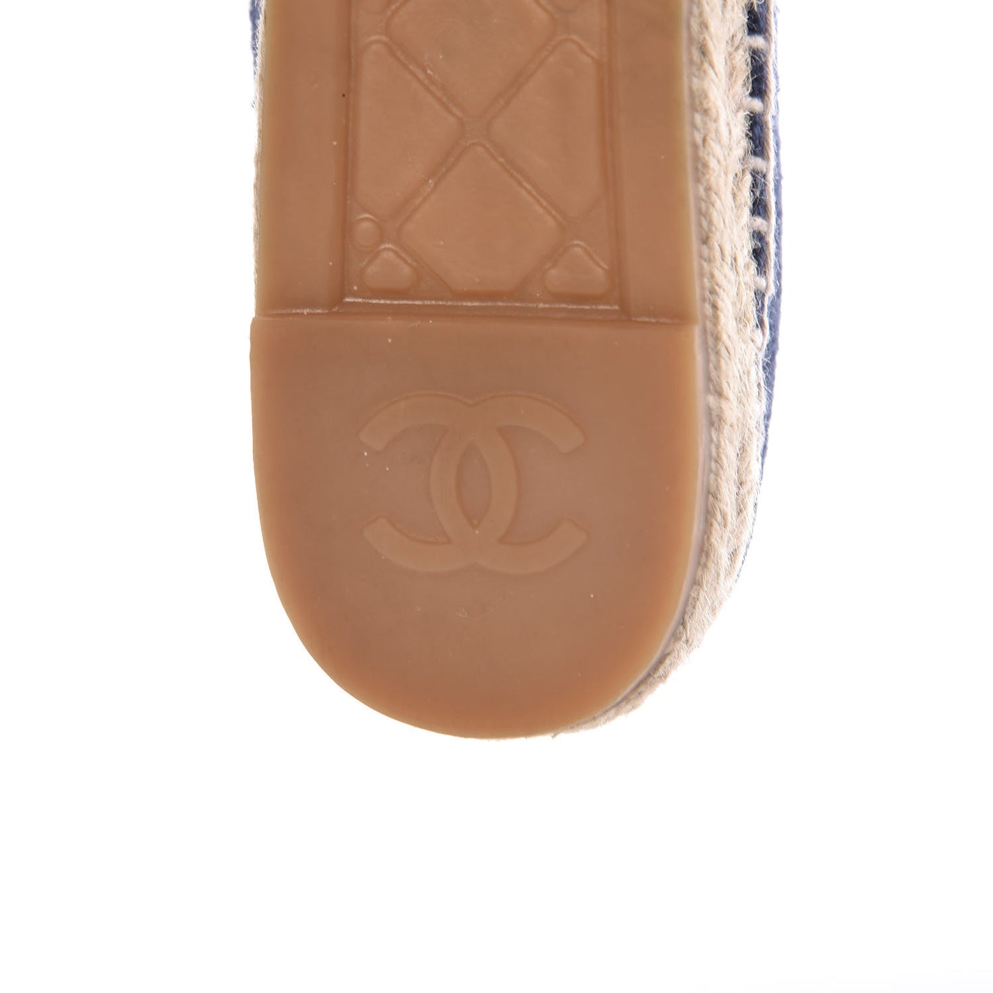 Denim Toile CC Espadrilles 39 Navy Black