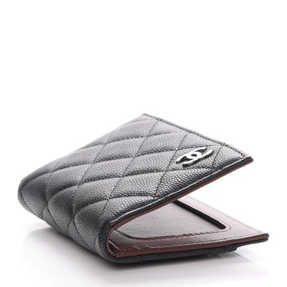 Chanel Caviar Quilted Card Holder Wallet Black 4 of 8