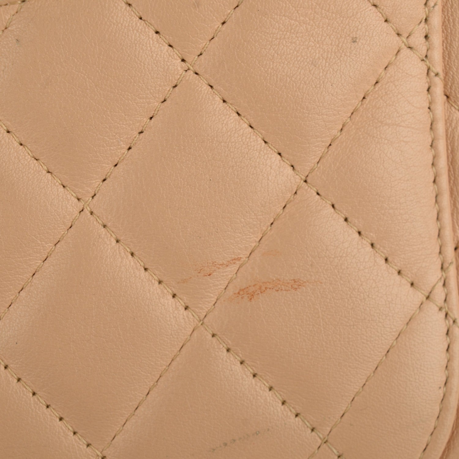 Chanel Calfskin Quilted Large Cambon Bowler Beige Black 10 of 12