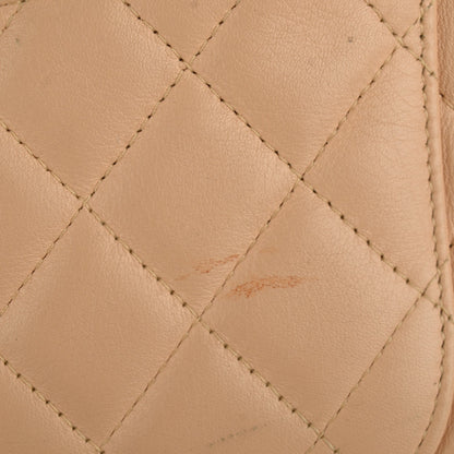 Chanel Calfskin Quilted Large Cambon Bowler Beige Black 10 of 12