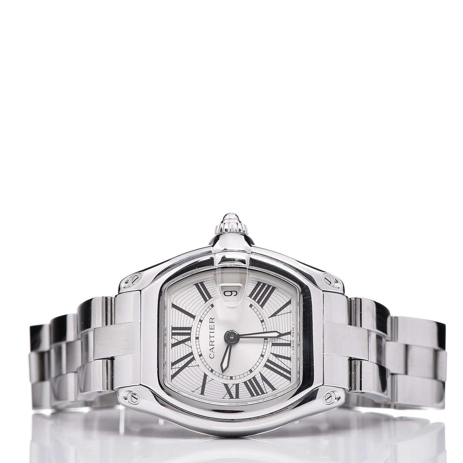 Cartier Stainless Steel 31mm Roadster Quartz Watch 3 of 9