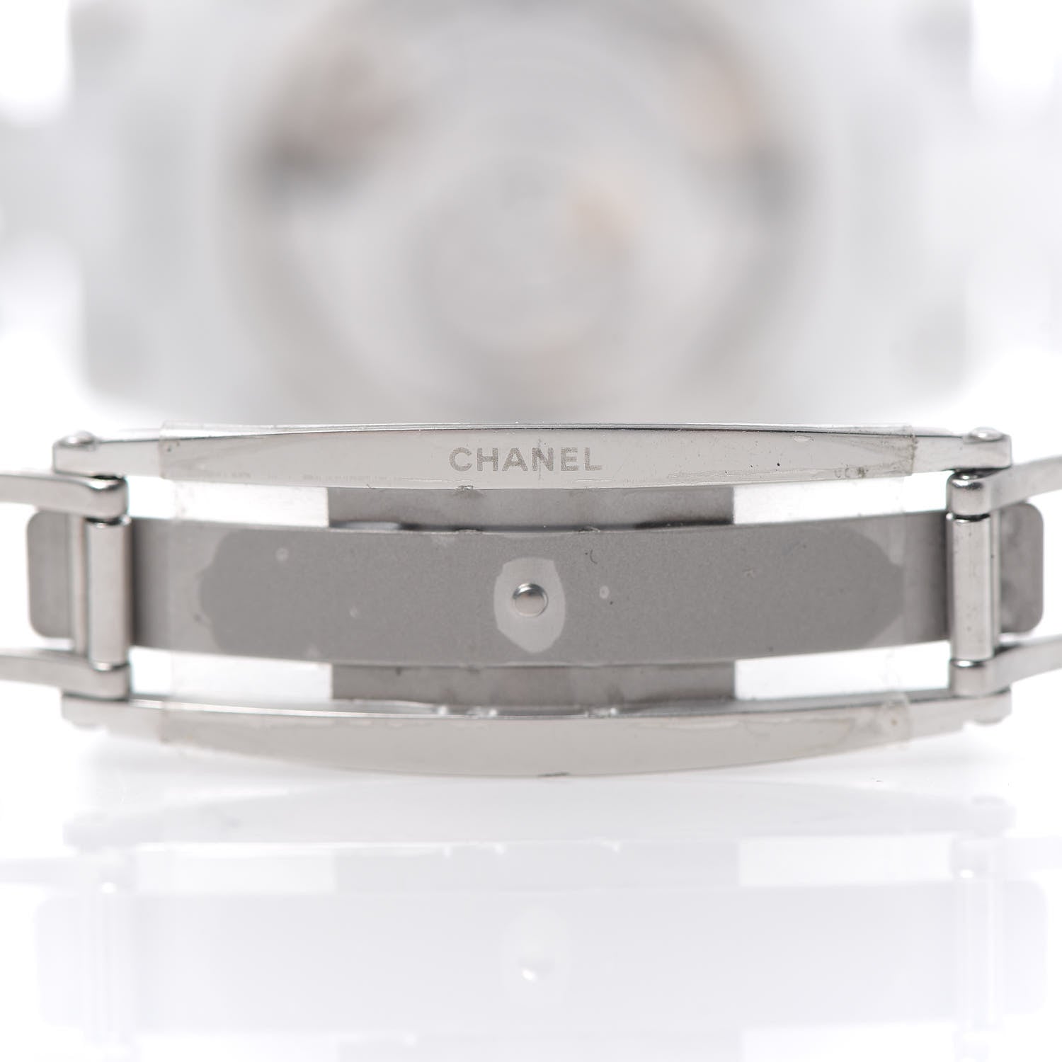 Chanel Stainless Steel Ceramic Diamond 38mm J12 Limited Edition Automatic Watch White 6 of 7