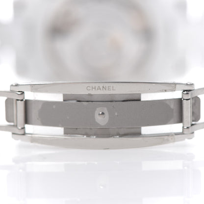 Chanel Stainless Steel Ceramic Diamond 38mm J12 Limited Edition Automatic Watch White 6 of 7