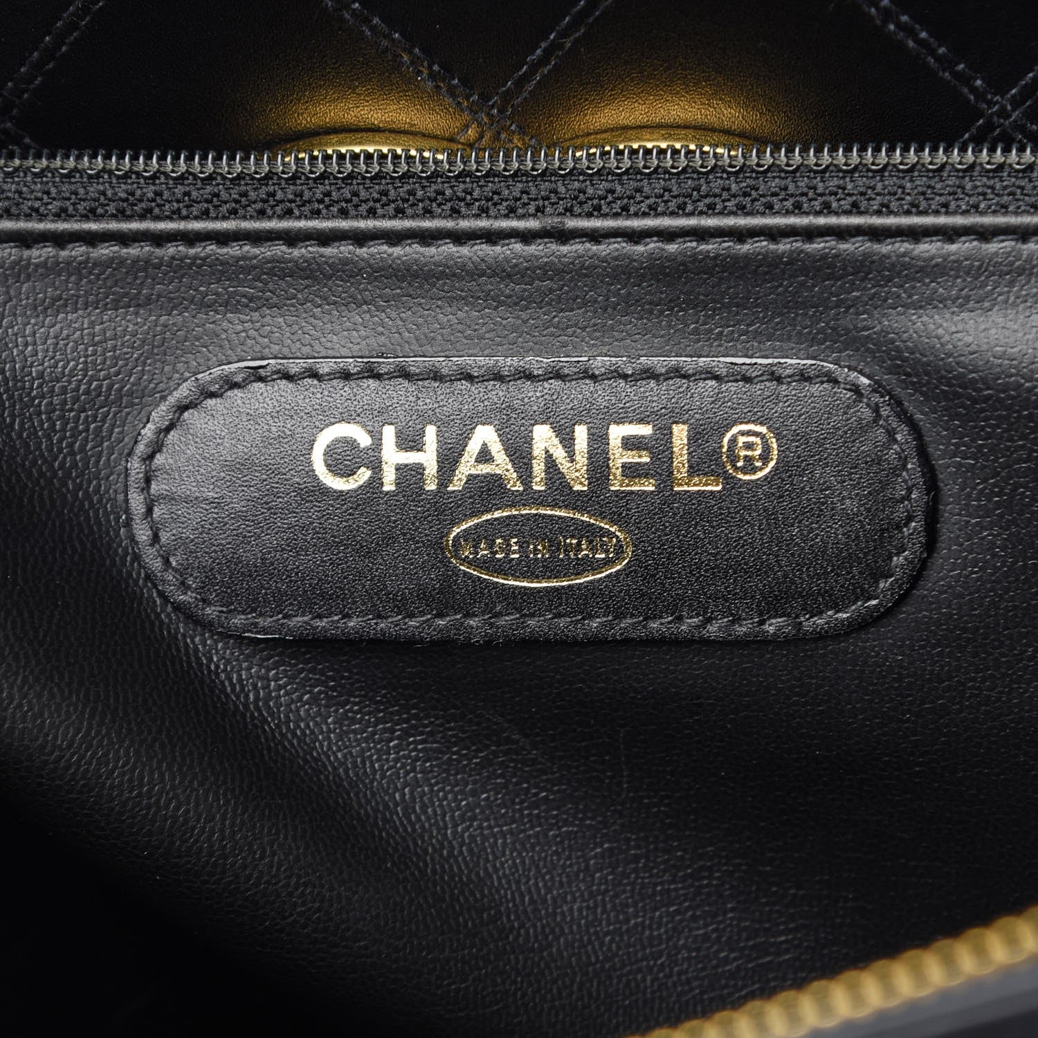 Chanel Calfskin Stitched XL Weekender Black 6 of 7