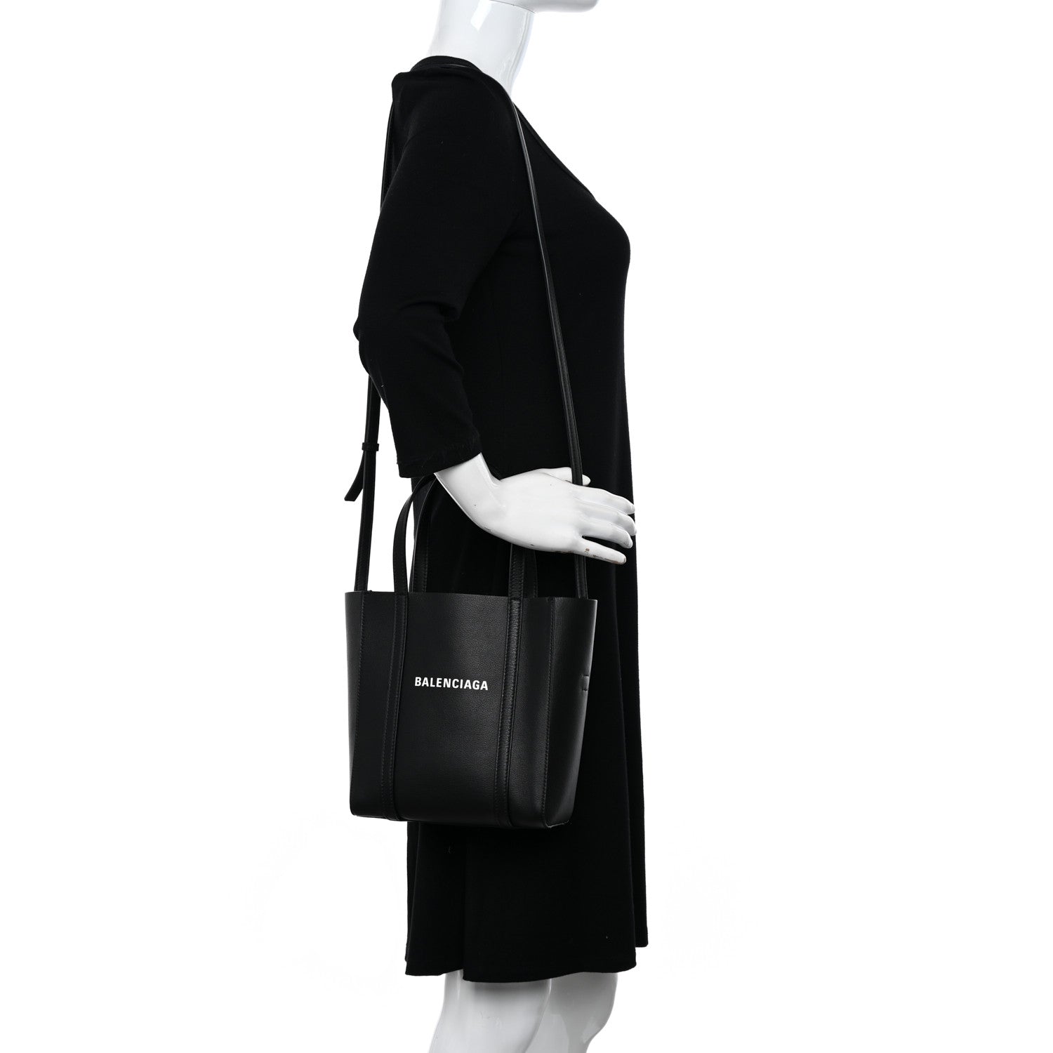 Balenciaga Calfskin XXS Everyday Tote Black 2 of 9