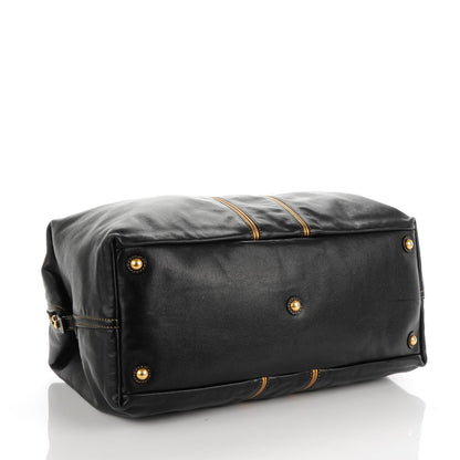 Saint Laurent Calfskin Medium Easy Sac Black Gold 4 of 8