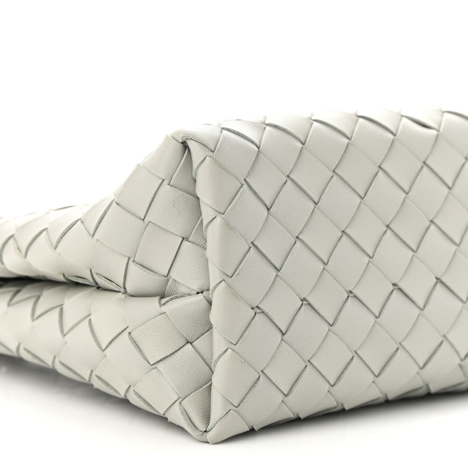 Bottega Veneta Nappa Intrecciato Small Andiamo Shoulder Bag Agate Grey 8 of 9