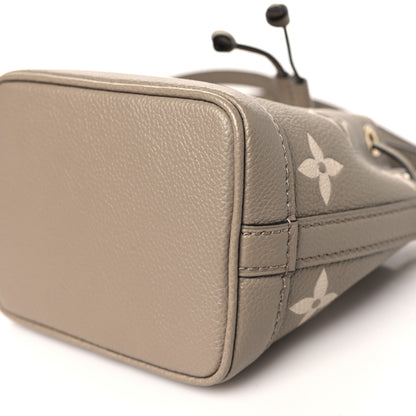 Louis Vuitton Empreinte Monogram Giant Nano Noe Tourterelle Creme 9 of 10