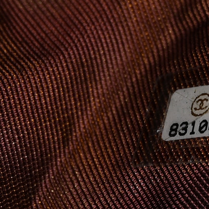 Chanel Satin Floral Printed Sac Cordon Yellow 7 of 11