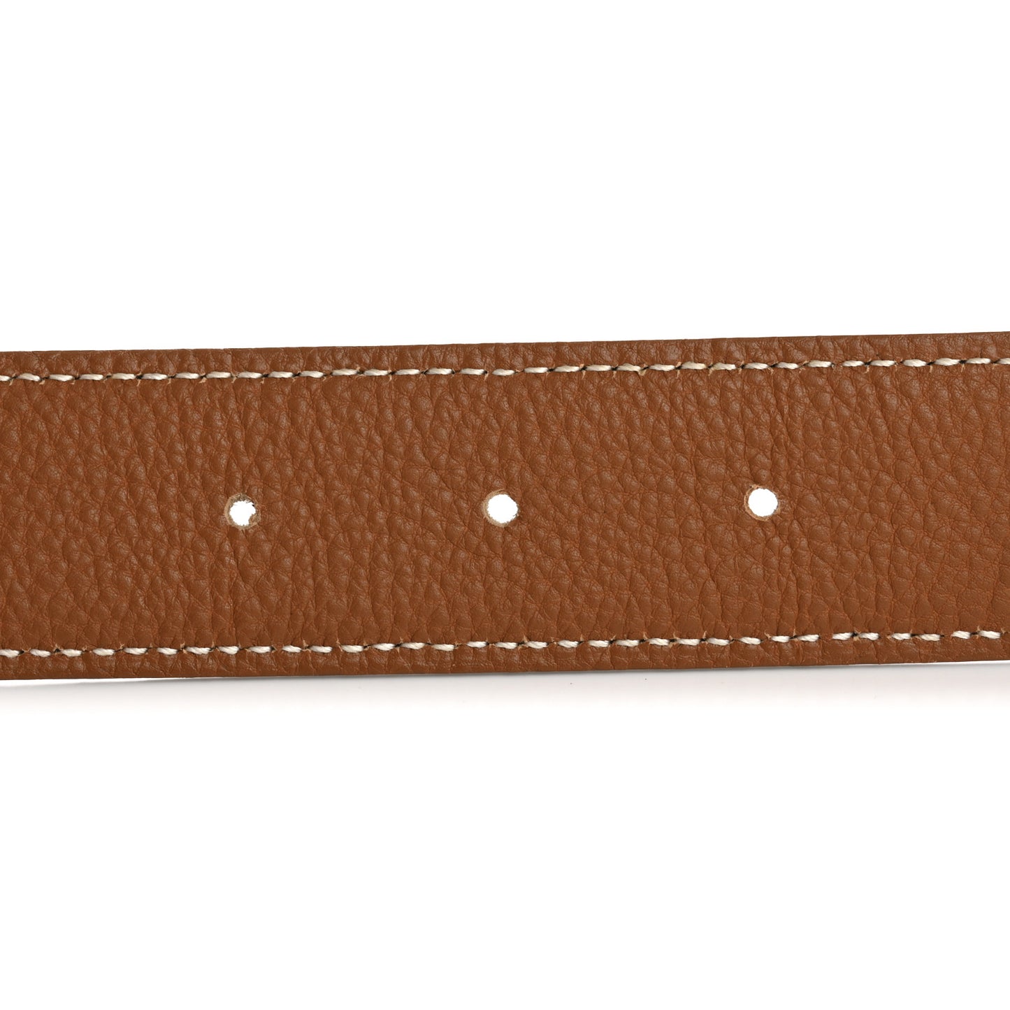 Box Taurillon Clemence 32mm Square H Belt 75 30 Black Gold