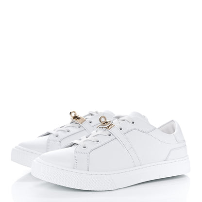 Hermes Calfskin Day Sneakers 38 White 3 of 9