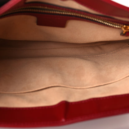 Gucci Boarded Dyana Lux Calfskin Small Jackie 1961 Hobo New Cherry Red 5 of 11