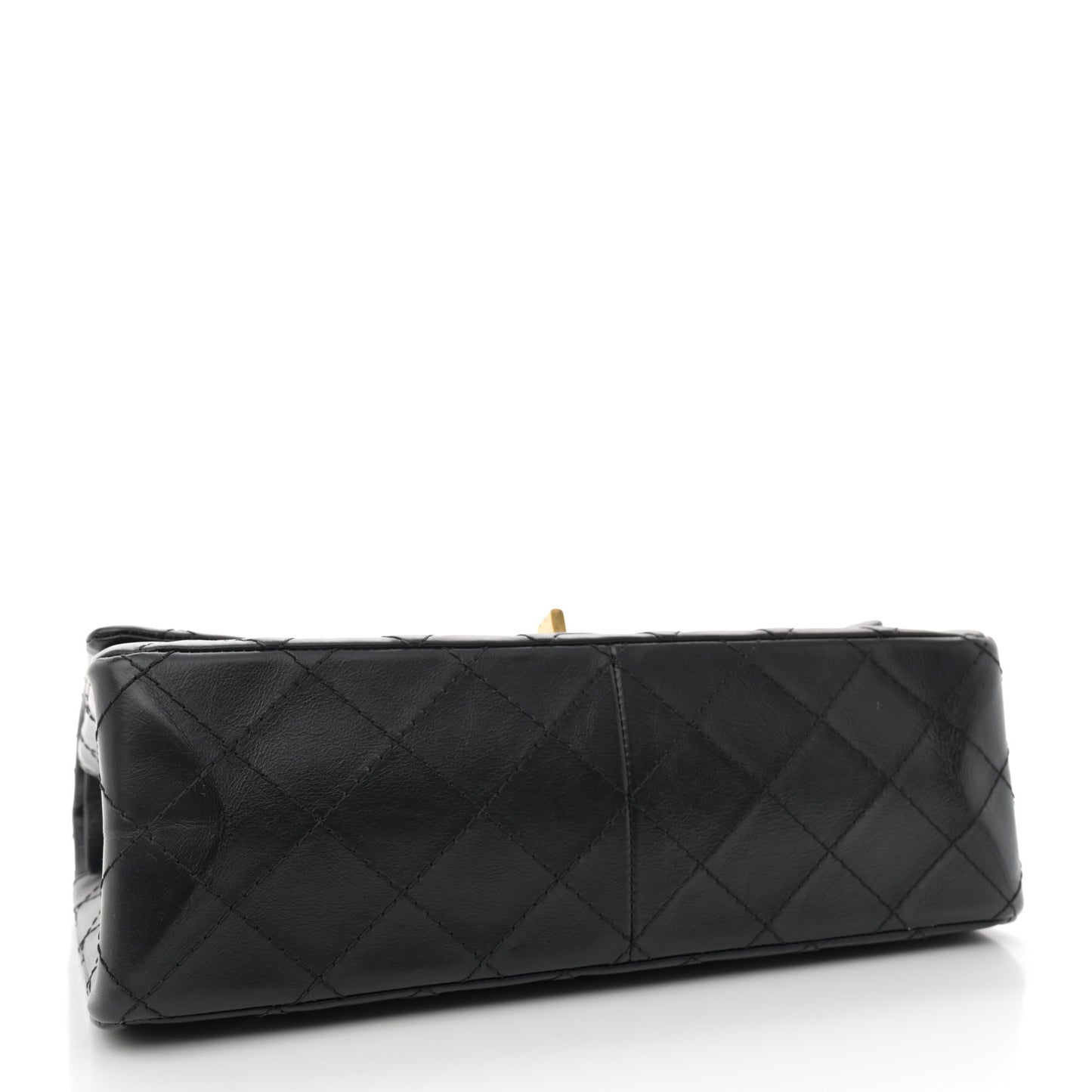 Aged Calfskin Quilted 2.55 Reissue 226 Flap Black