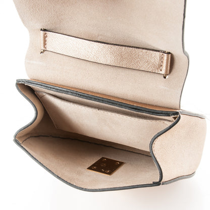 Chloe Metallic Goatskin Mini Drew Shoulder Bag Abstract Gold 5 of 7