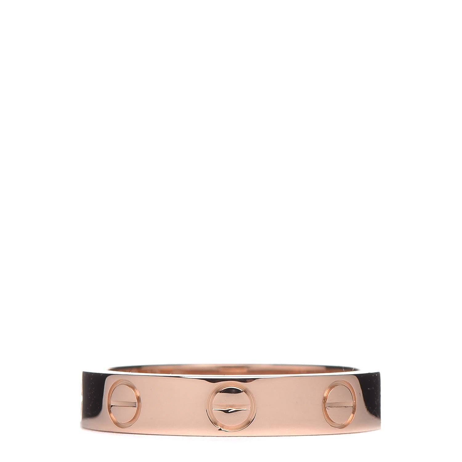 Cartier 18K Pink Gold 3.5mm LOVE Wedding Band Ring 49 4.75 1 of 4