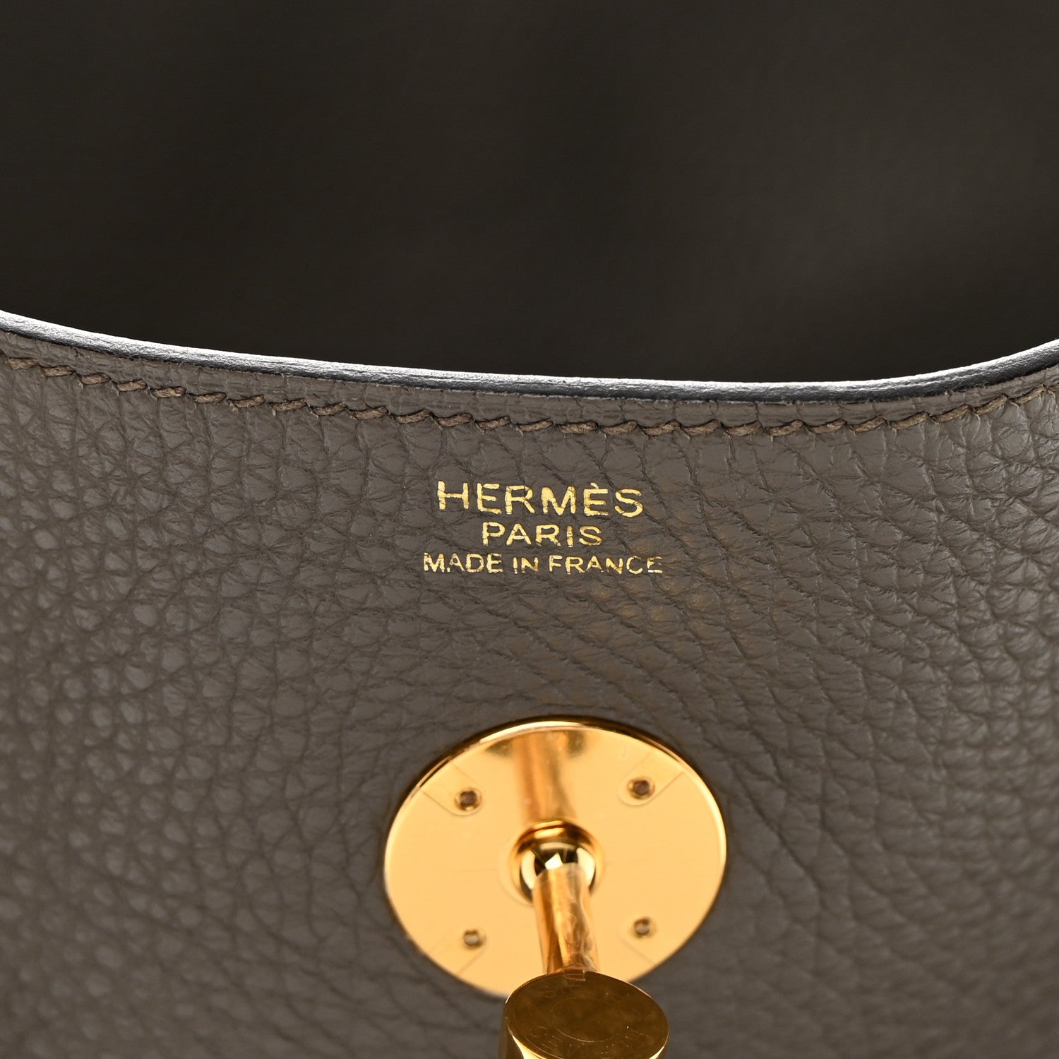 Hermes Taurillon Clemence Lindy 30 Etain 6 of 18
