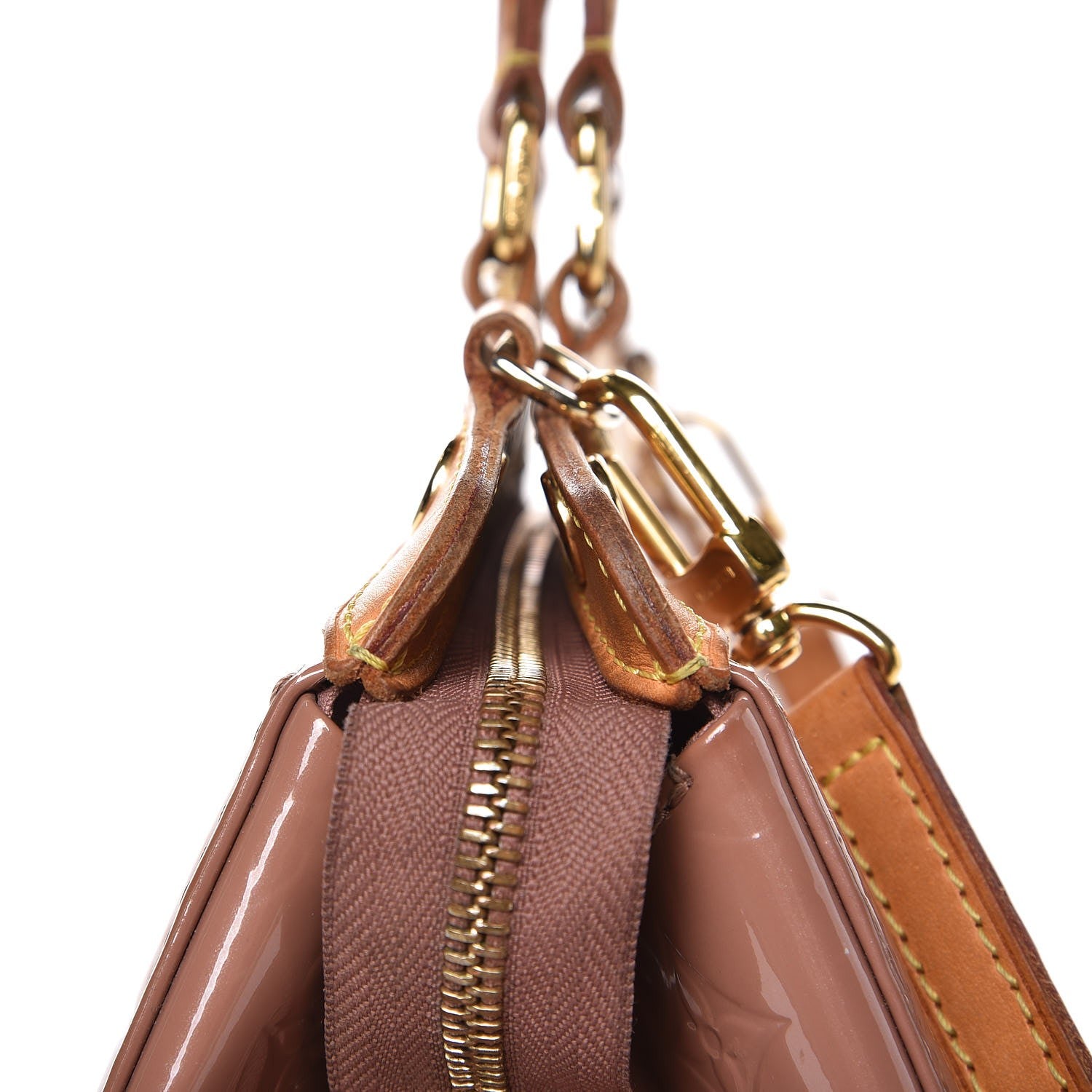 Louis Vuitton Vernis Brea MM Rose Velours 32 of 34