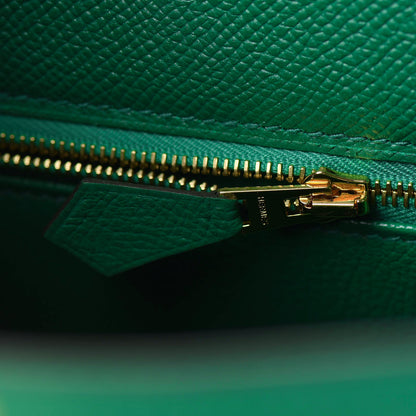 Hermes Epsom Kelly Sellier 28 Vert Vertigo 30 of 38