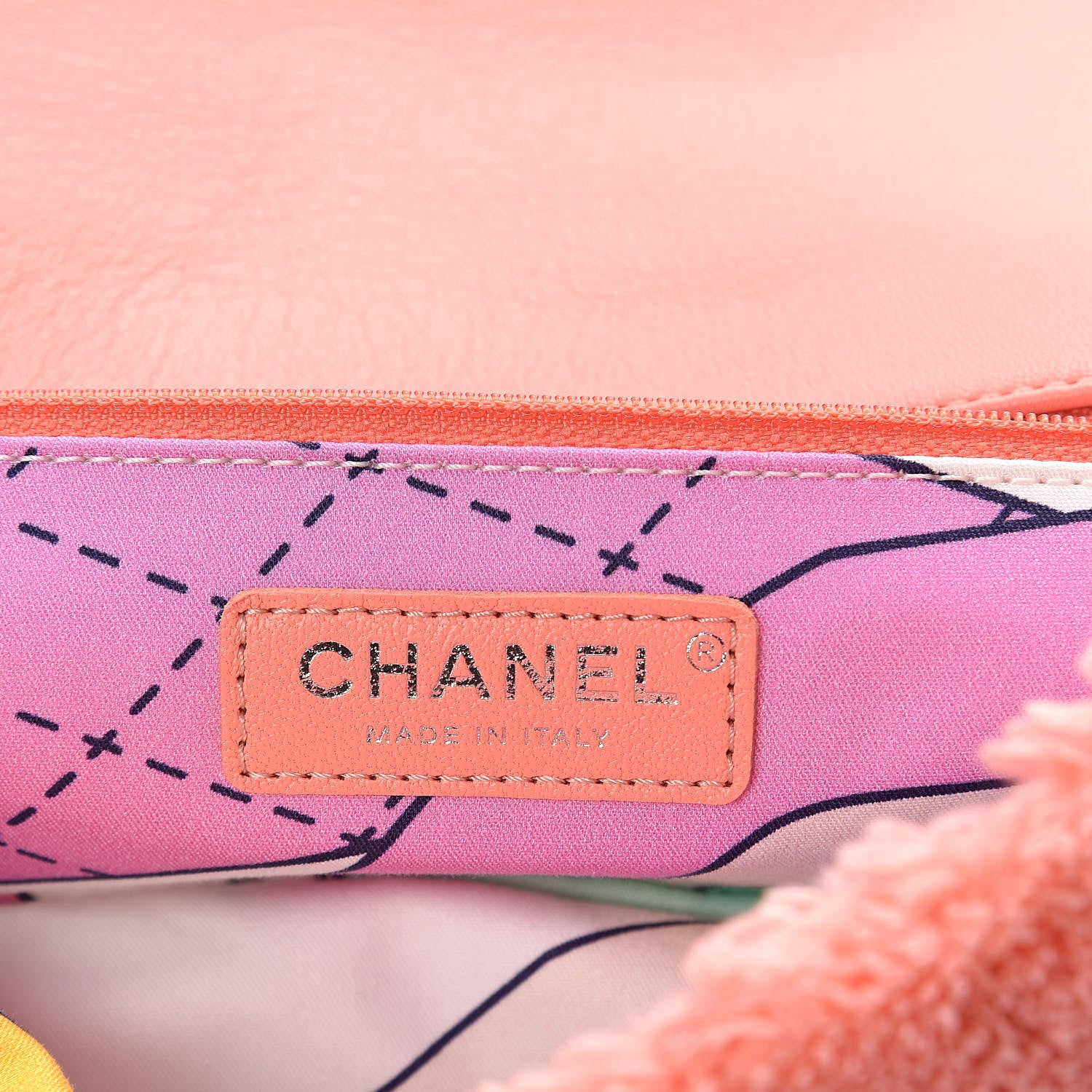 Chanel Lambskin Calfskin Mixed Fibers Quilted Medium Flap Orange 7 of 11