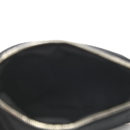 Hermes Cotton Canvas Mini Bolide Travel Cosmetic Pouch Black 5 of 7