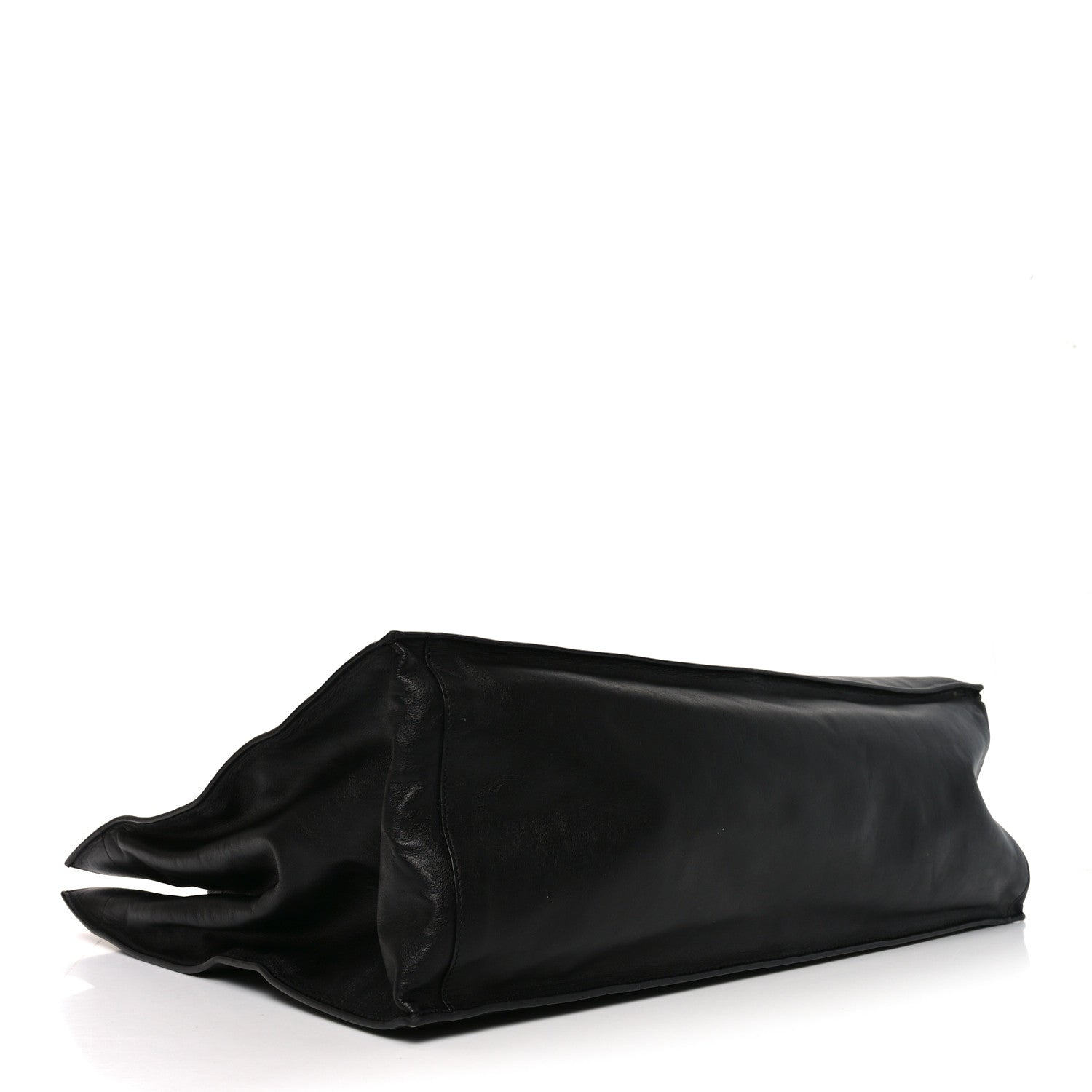 Saint Laurent Vitello Rive Gauche Large Tote Black 4 of 11